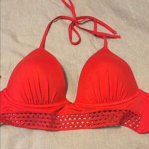 Shade and Shore Red Bikini Top
